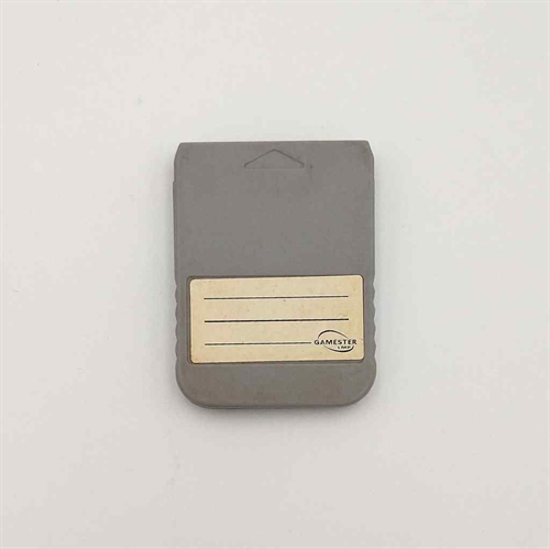 Playstation 1 Tilbehør - Uoriginalt Memory Card - Grå flade (B Grade) (Genbrug) 